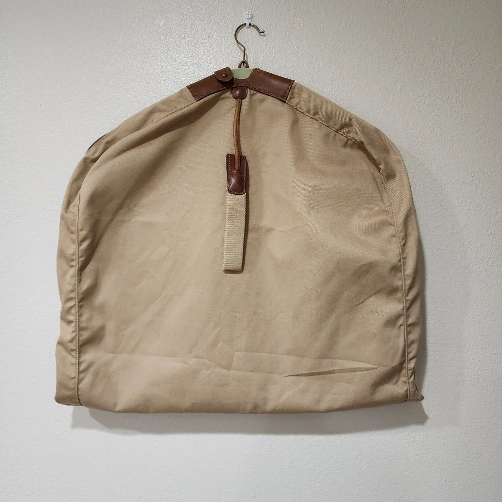 Vintage Ghurka Marley Hodgson No. 64 Cover Up II Canvas & Leather Garment Bag
